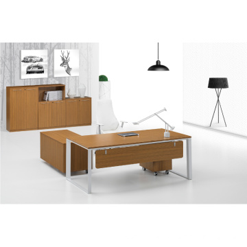 Bureau exécutif de bureau MFC design unique avec retour correct (FOH-ECB222)